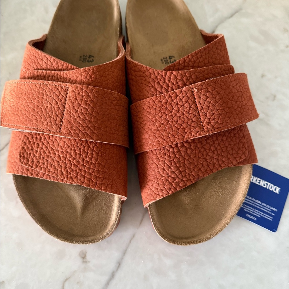 Birkenstock Desert Buck Burnt Clay Kyoto Sandals Size 43
10-10 1/2